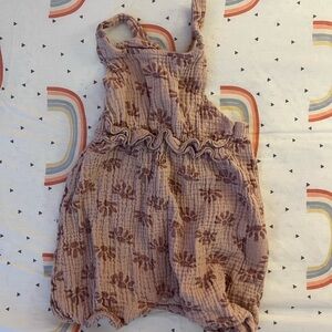 Boho Pink Flower Romper